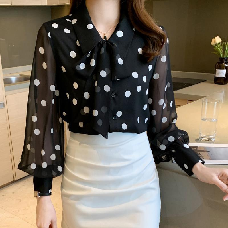 Fashionable Western-style Bow-tie Top For Women