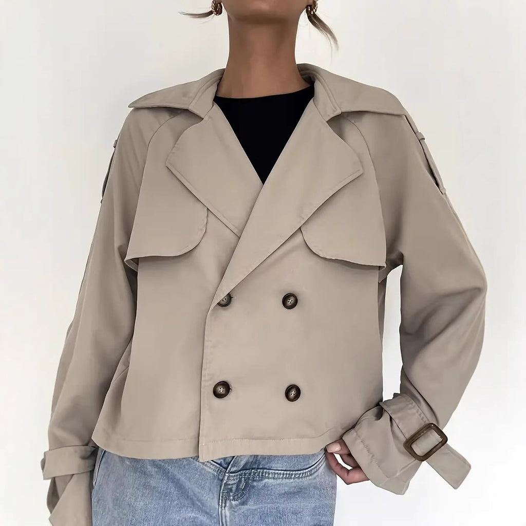 Designer Lapel Fashionable And Versatile Outerwear