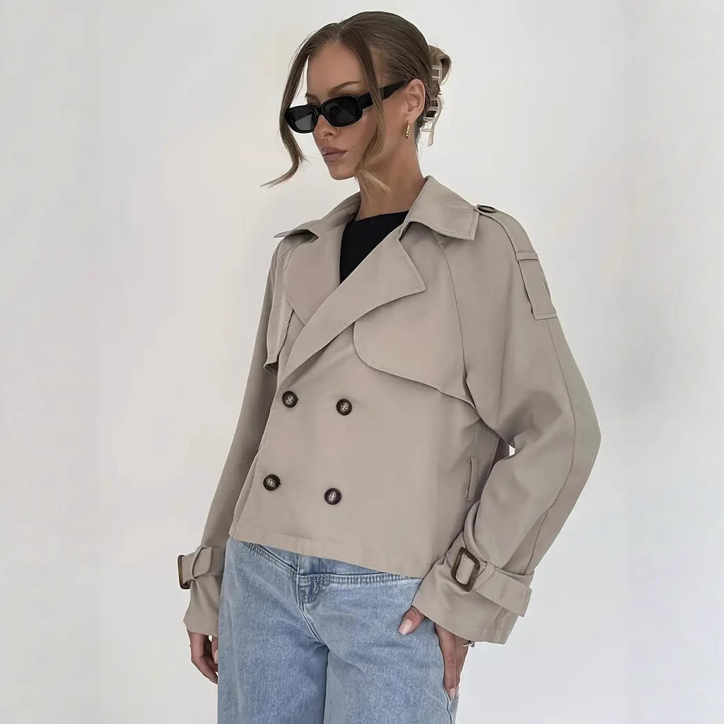 Designer Lapel Fashionable And Versatile Outerwear