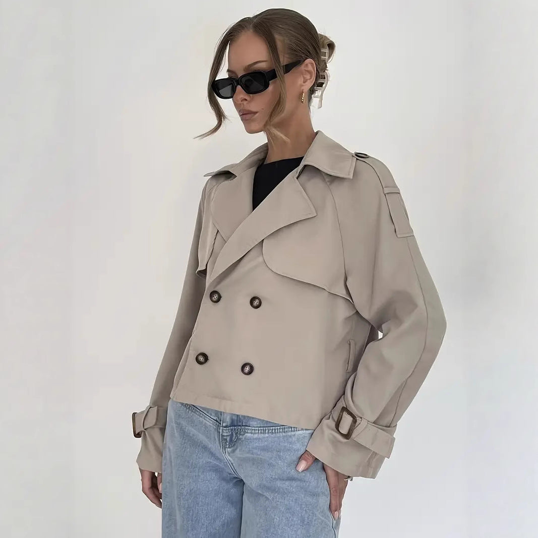 Designer Lapel Fashionable And Versatile Outerwear